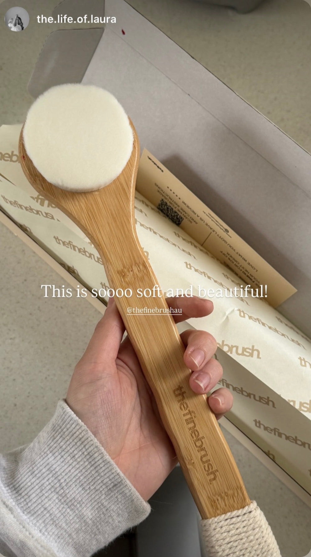 The Fine Brush bamboo brush lifestyle